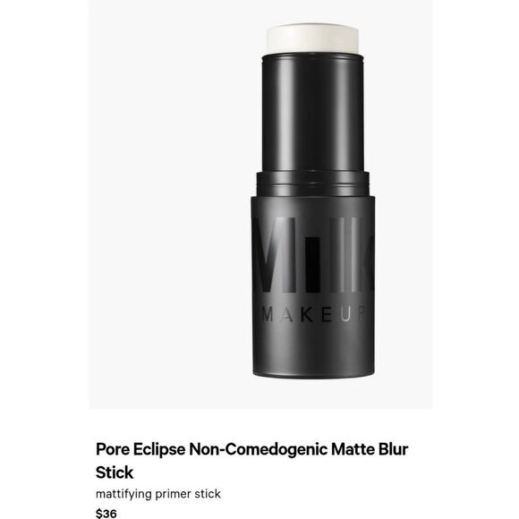 MILK MAKEUP Pore Eclipse Matte Blur Priming Setting Stick NEW MSRP $36 - Picture 6 of 16